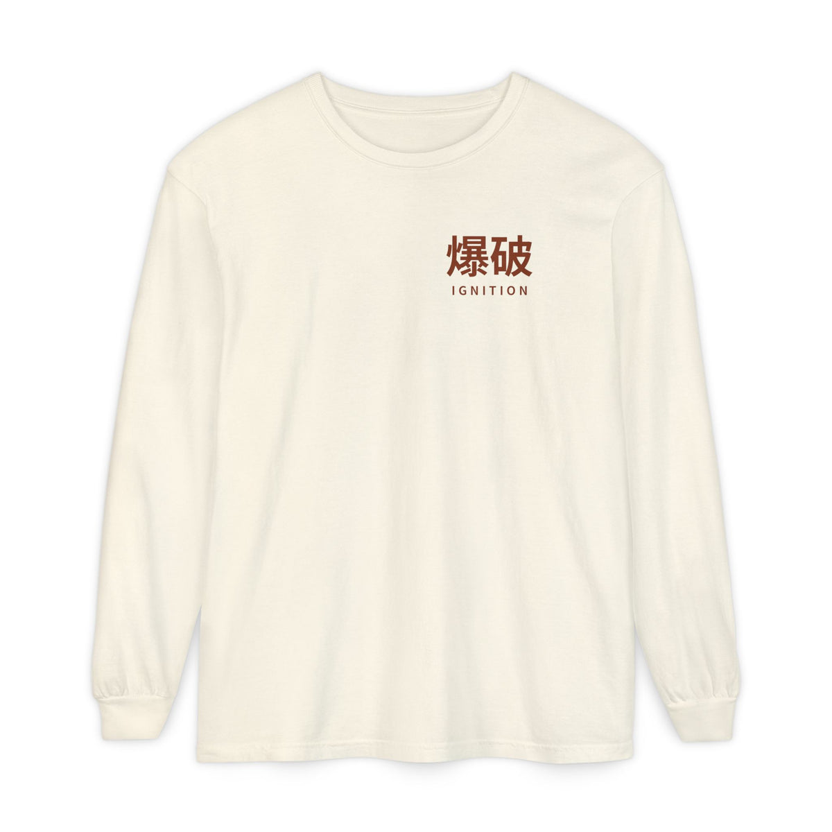 Ignition Kanji Anime Long Sleeve Tee | Explosion Japanese Streetwear