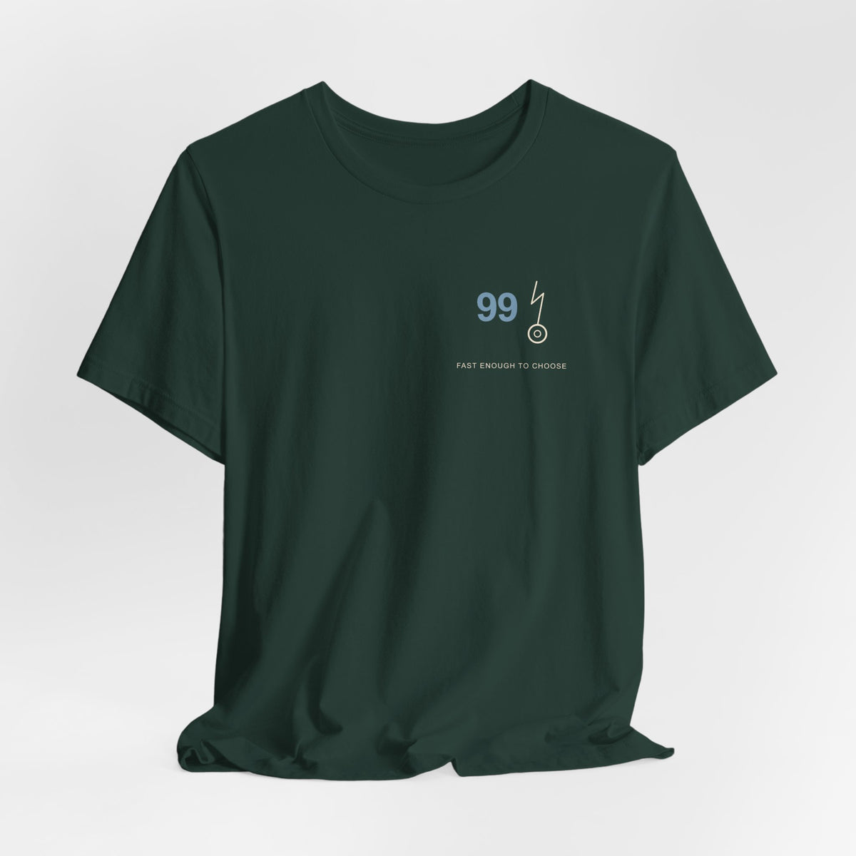 Ninety Nine Volts Minimalist Anime Soft Tee | Hunter Japanese Streetwear