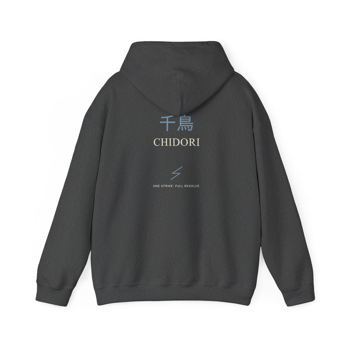Thunder Strike Kanji Anime Hoodie | Ninja Japanese Streetwear