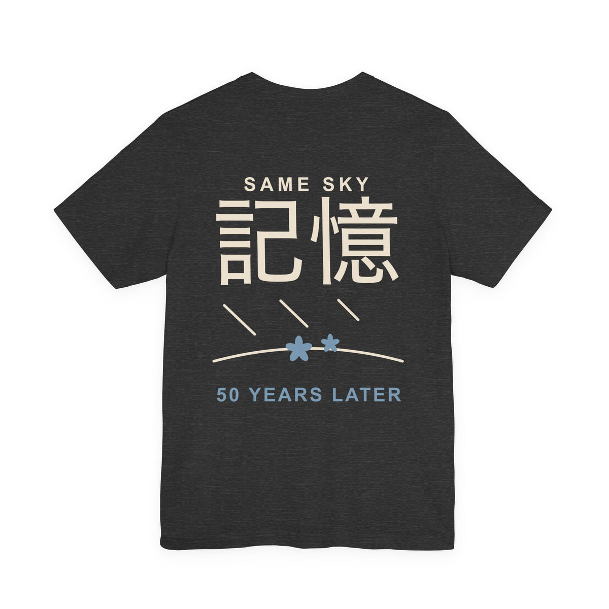 Memory of the Sky Kanji Anime Soft Tee | Mage Journey Japanese Streetwear