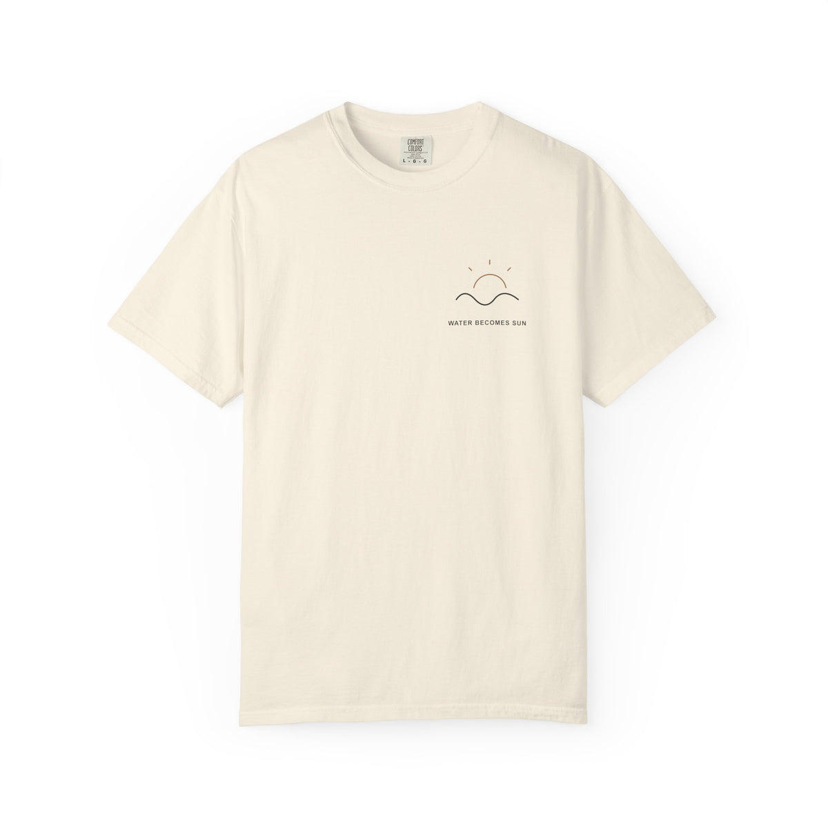 Water Becomes Sun Minimalist Anime Tee | Demon Hunter Japanese Streetwear