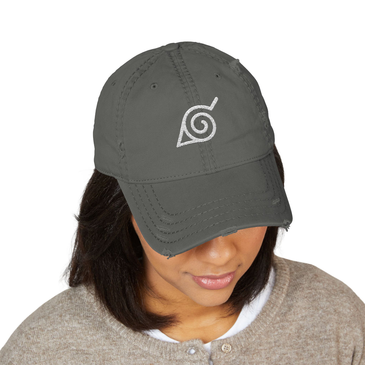 Konoha Quiet Crest Embroidered Dad Hat | Inspired by the Hidden Leaf Village from Naruto