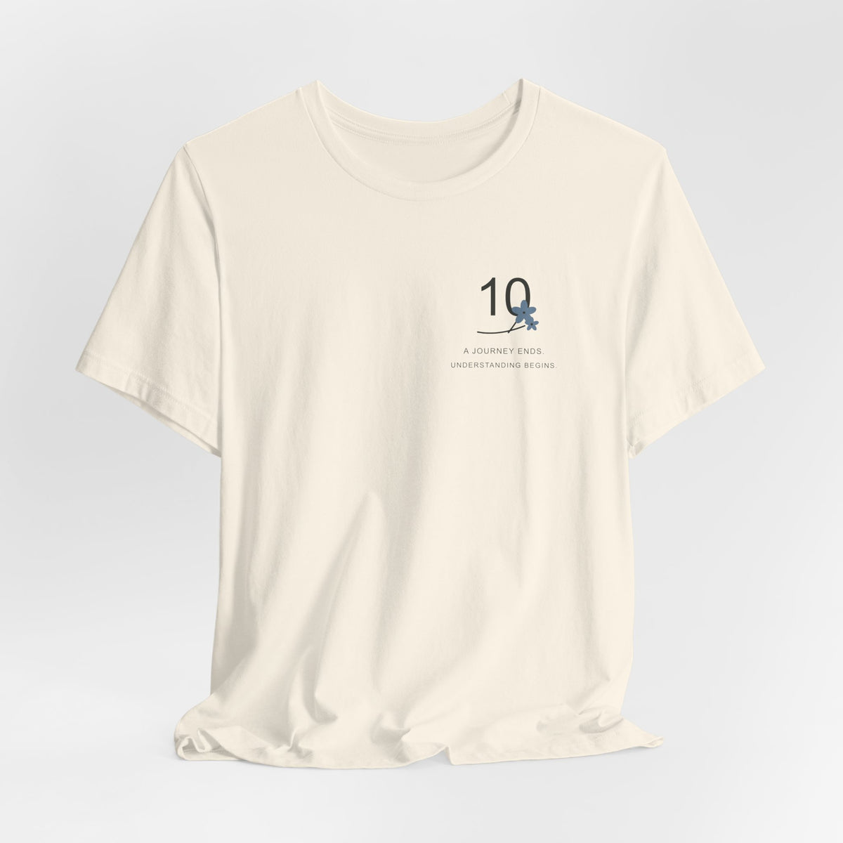 Ten Years, Still Learning Minimalist Anime Soft Tee | Mage Journey Japanese Streetwear