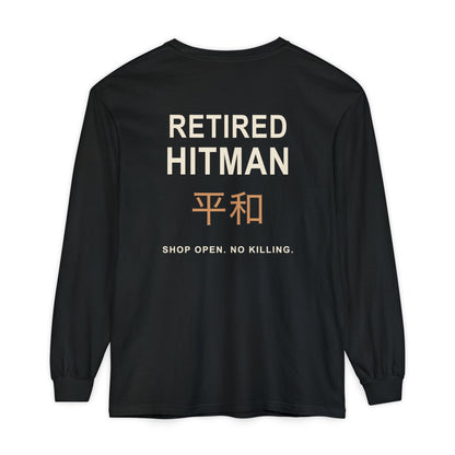Off Duty Kanji Long Sleeve Tee | Inspired by Taro Sakamoto from Sakamoto Days