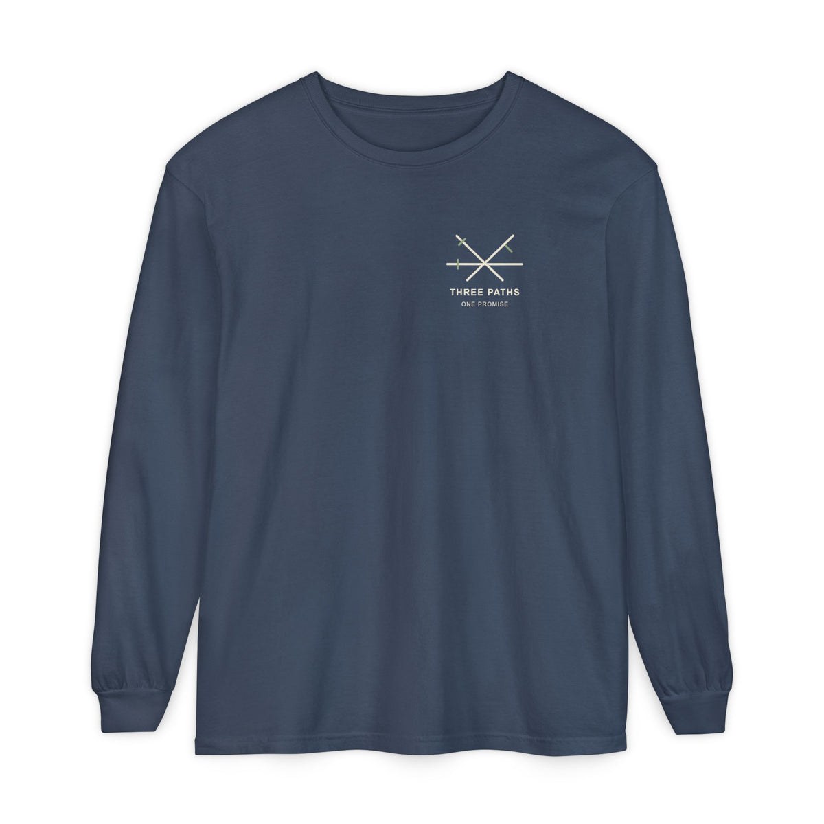 Three Paths Minimalist Anime Long Sleeve Tee | Pirate Japanese Streetwear