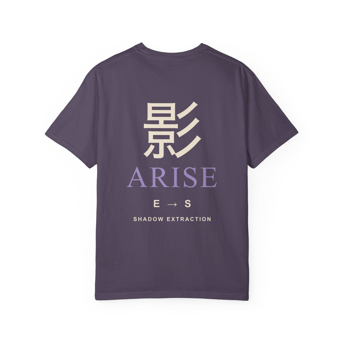 Shadow Rank Kanji Anime Tee | Shadow Rank Gym Japanese Streetwear