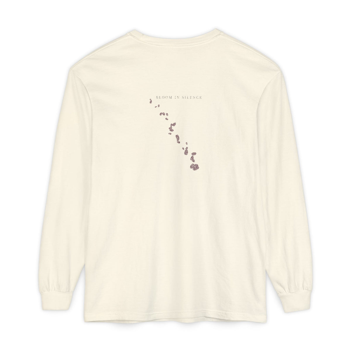 Quiet Bloom Kanji Long Sleeve Tee | Inspired by Byakuya Kuchiki from Bleach