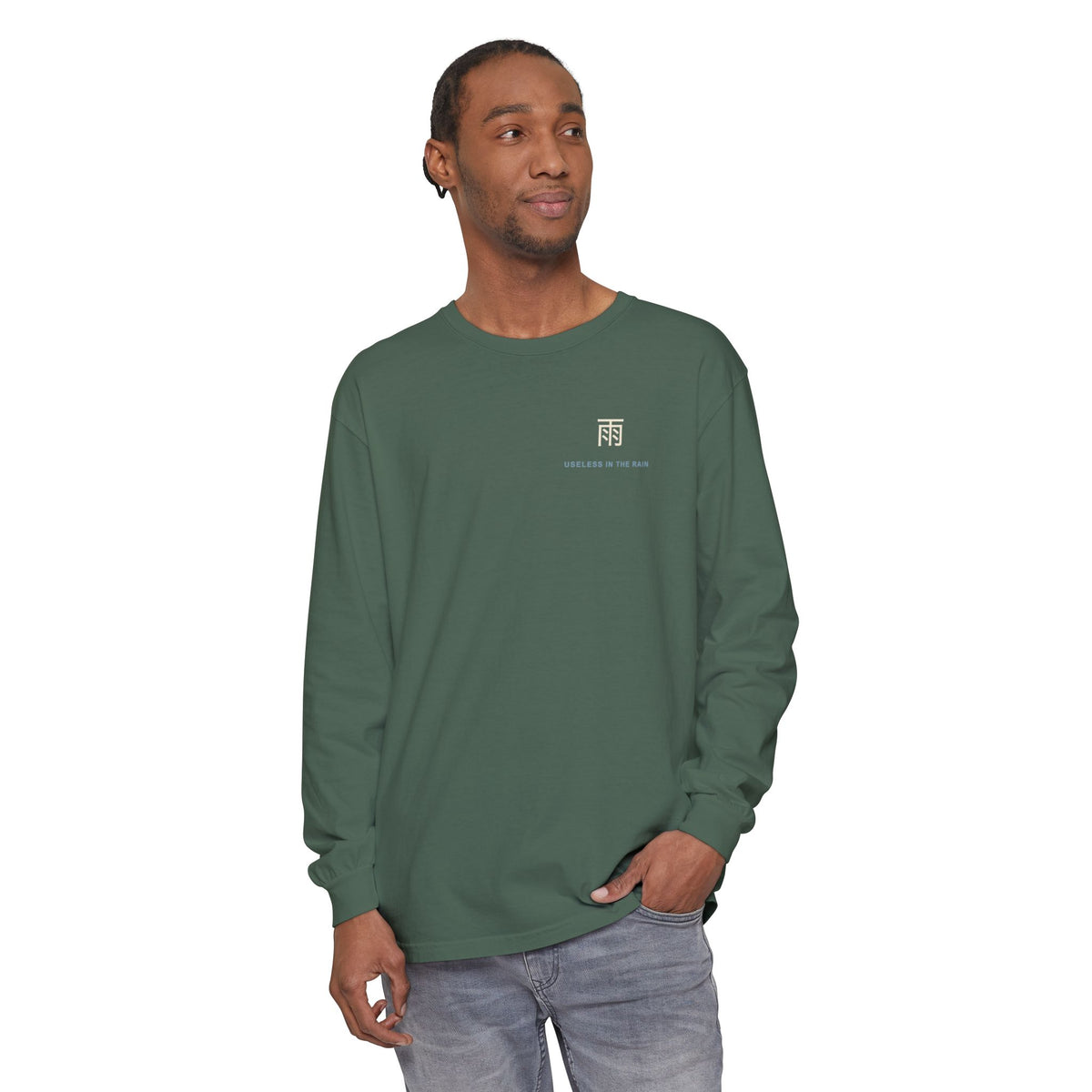 Rain Check Kanji Long Sleeve Tee | Inspired by Roy Mustang from Fullmetal Alchemist