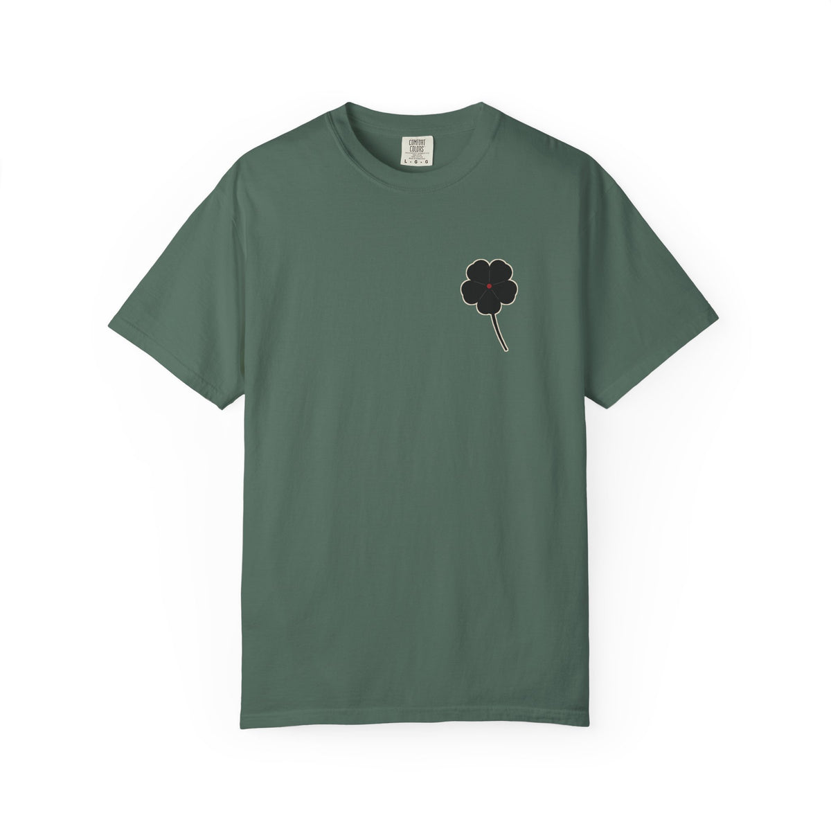 Black Clover Leaf Minimalist Heavyweight Tee | Inspired by Asta from Black Clover