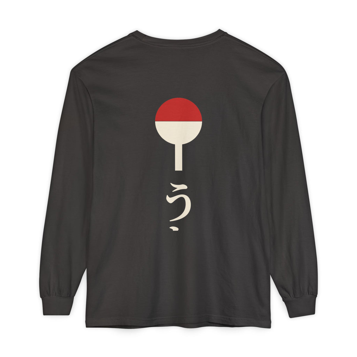 Clan Fan Crest Kanji Long Sleeve Tee | Inspired by the Uchiha clan of Naruto