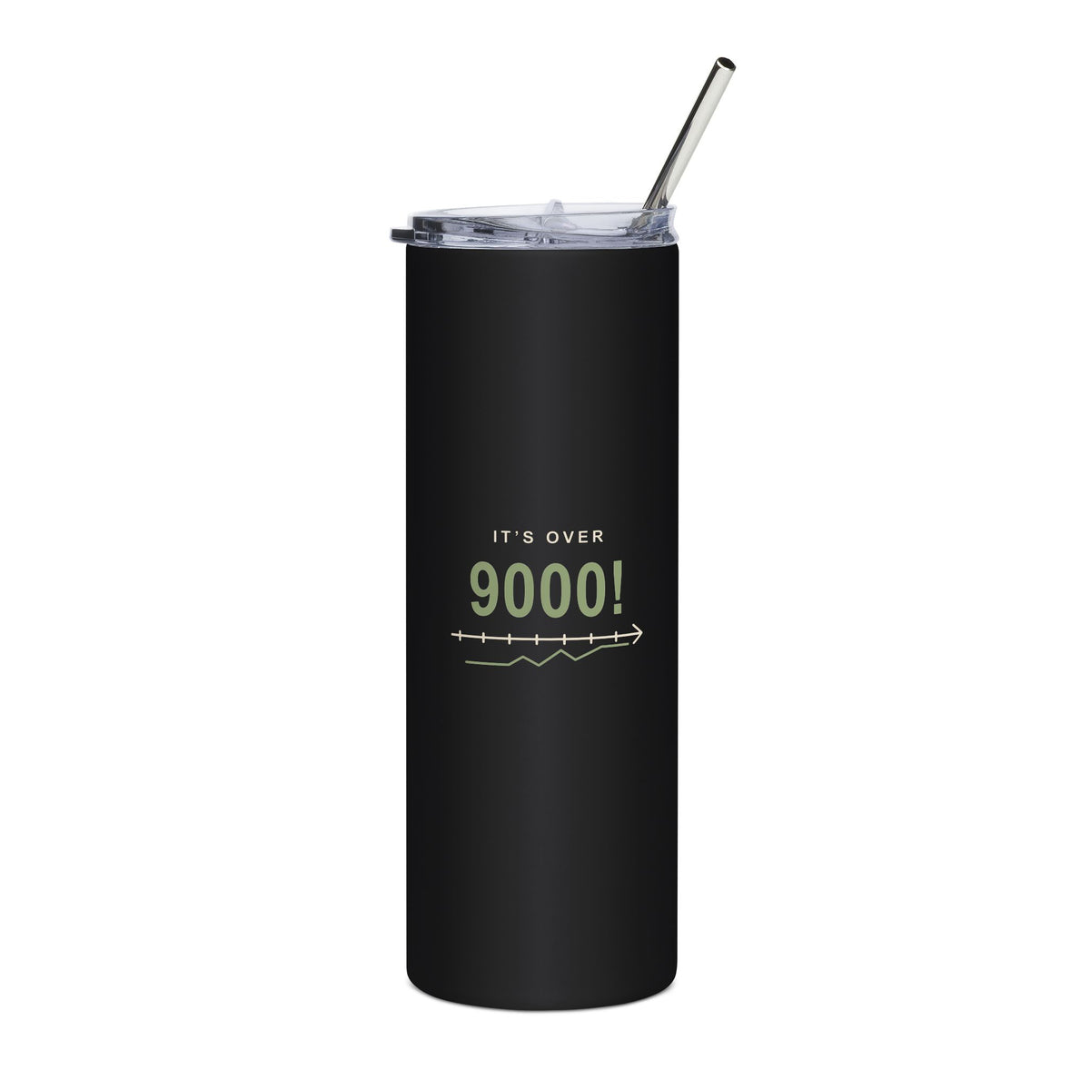 Over Nine Thousand Insulated Tumbler 20oz | Inspired by Vegeta from Dragon Ball Z