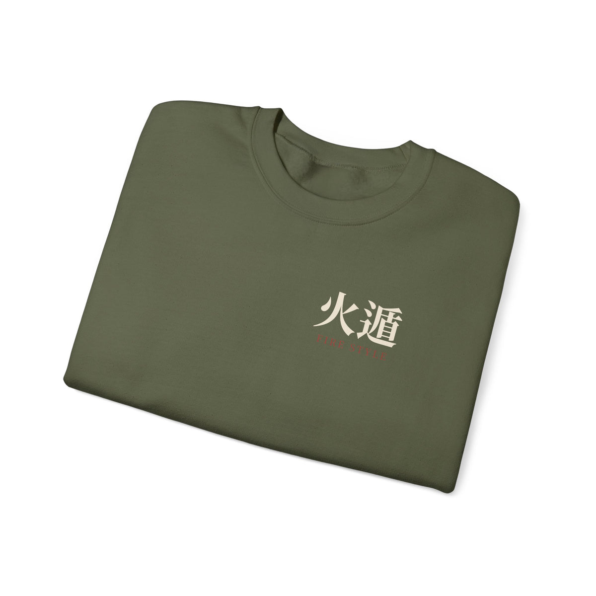 Ember Lineage Kanji Anime Crewneck Sweatshirt | Ninja Japanese Streetwear