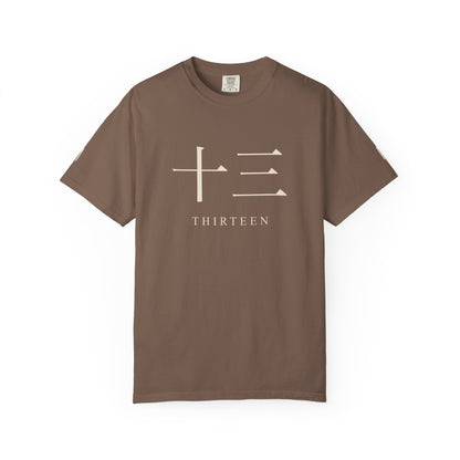 Thirteen Captain Kanji Heavyweight Tee (Center Print) | Inspired by the Gotei 13 captains of Bleach