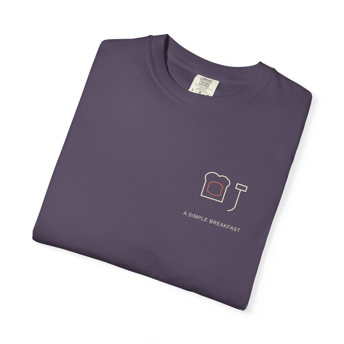 Simple Breakfast Minimalist Anime Tee | Devil Hunter Japanese Streetwear