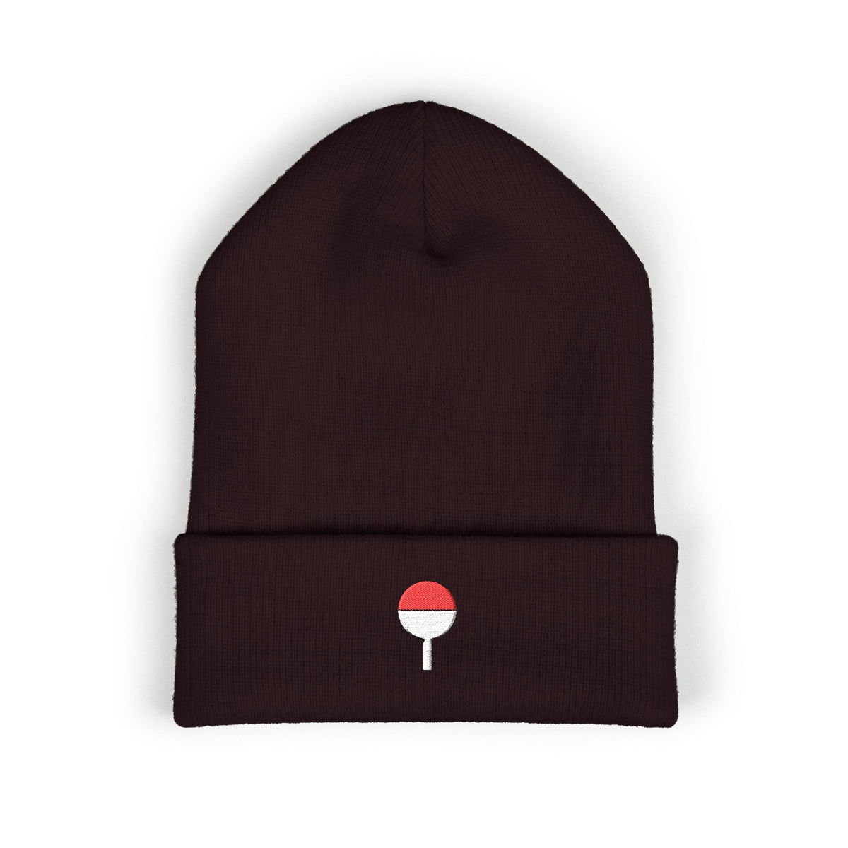 Clan Fan Crest Embroidered Beanie | Inspired by the Uchiha clan of Naruto