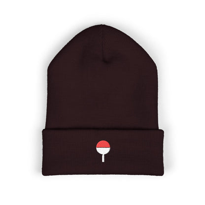 Clan Fan Crest Embroidered Beanie | Inspired by the Uchiha clan of Naruto