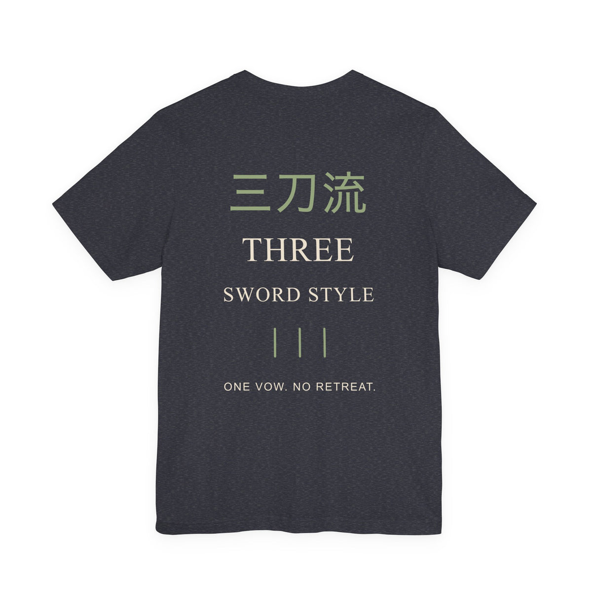 Threefold Vow Kanji Anime Soft Tee | Pirate Japanese Streetwear