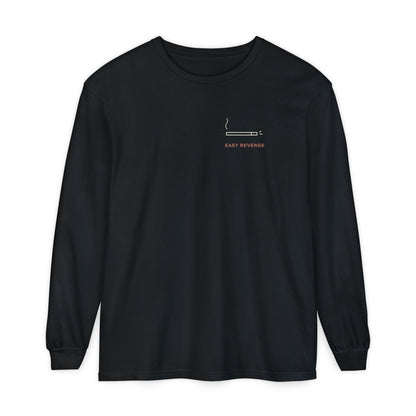 Easy Revenge Minimalist Long Sleeve Tee | Inspired by Aki Hayakawa and Himeno from Chainsaw Man