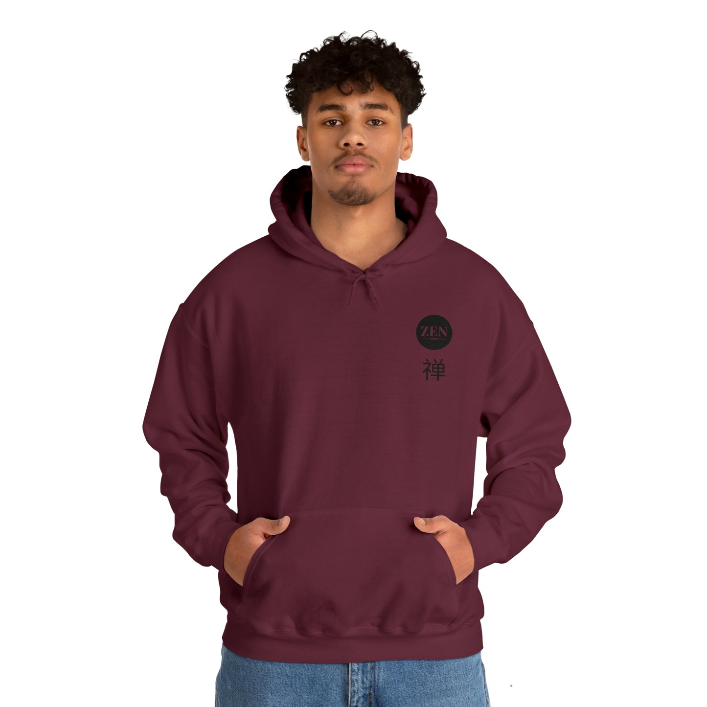 One Piece Zen Unisex Heavy Blend™ Hooded Sweatshirt