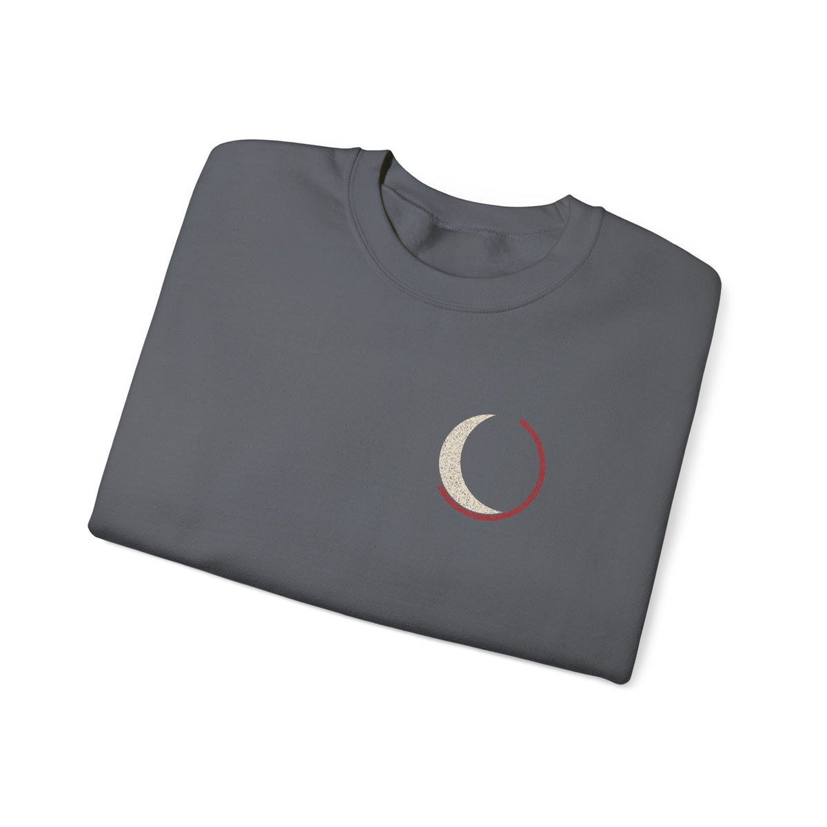 Black Moon Minimalist Crewneck Sweatshirt | Inspired by Ichigo Kurosaki from Bleach