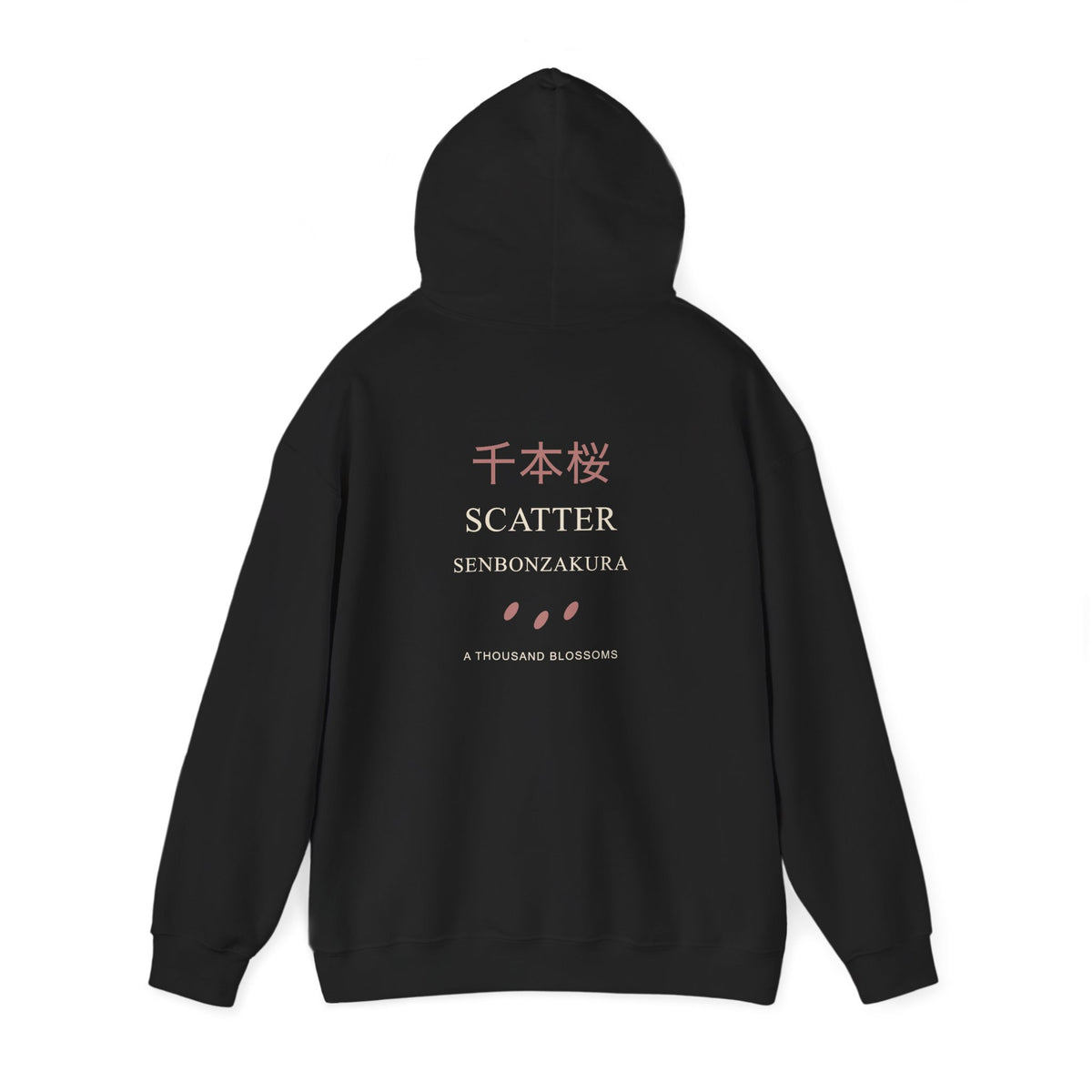 Scatter Kanji Hoodie | Inspired by Byakuya Kuchiki from Bleach