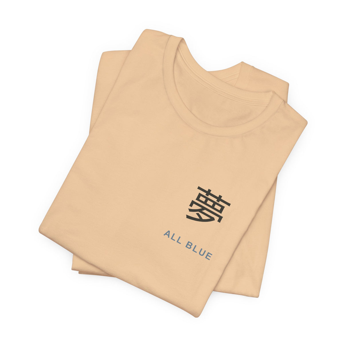 Blue Horizon Kanji Anime Soft Tee | Pirate Japanese Streetwear