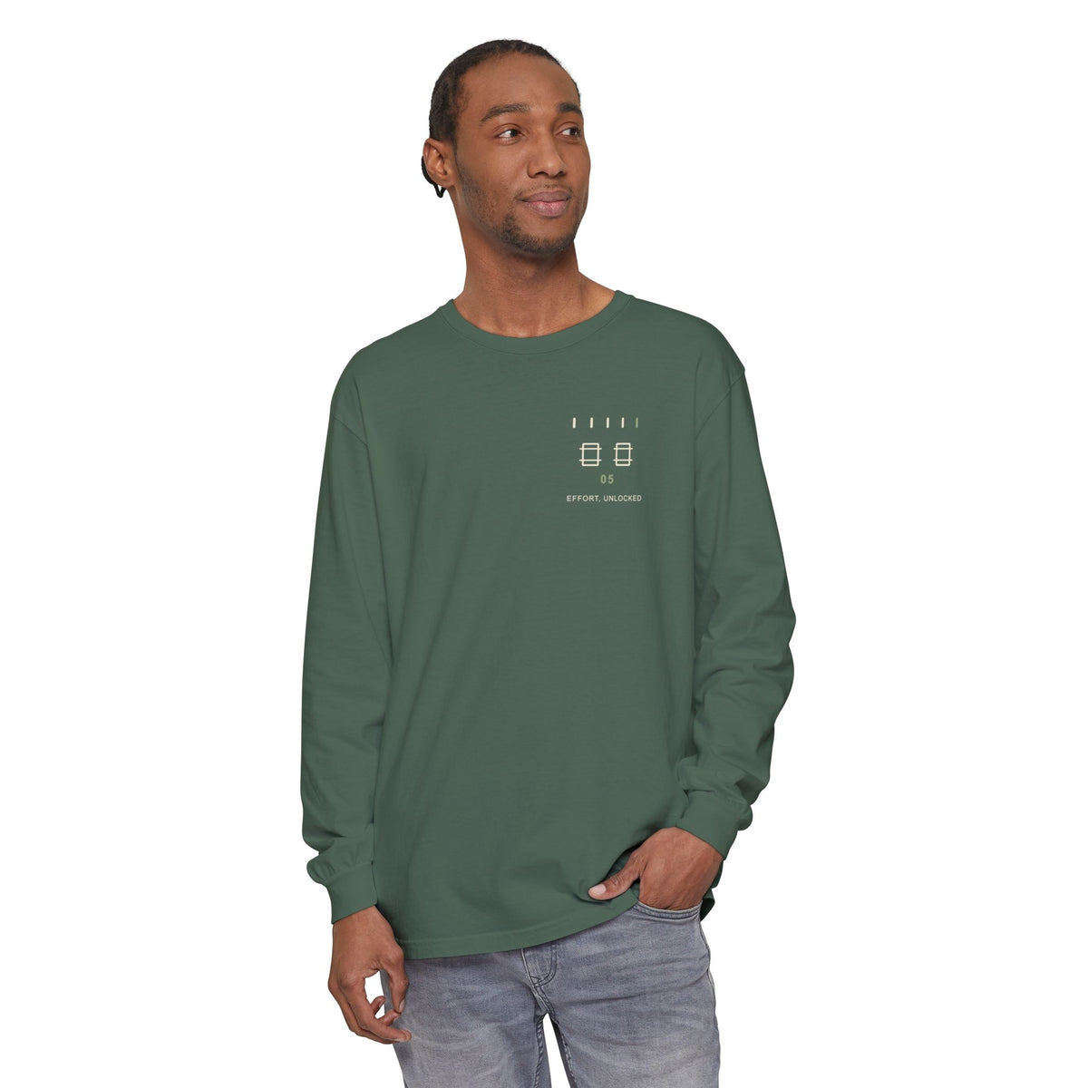 Fifth Gate Minimalist Long Sleeve Tee | Inspired by Rock Lee from Naruto