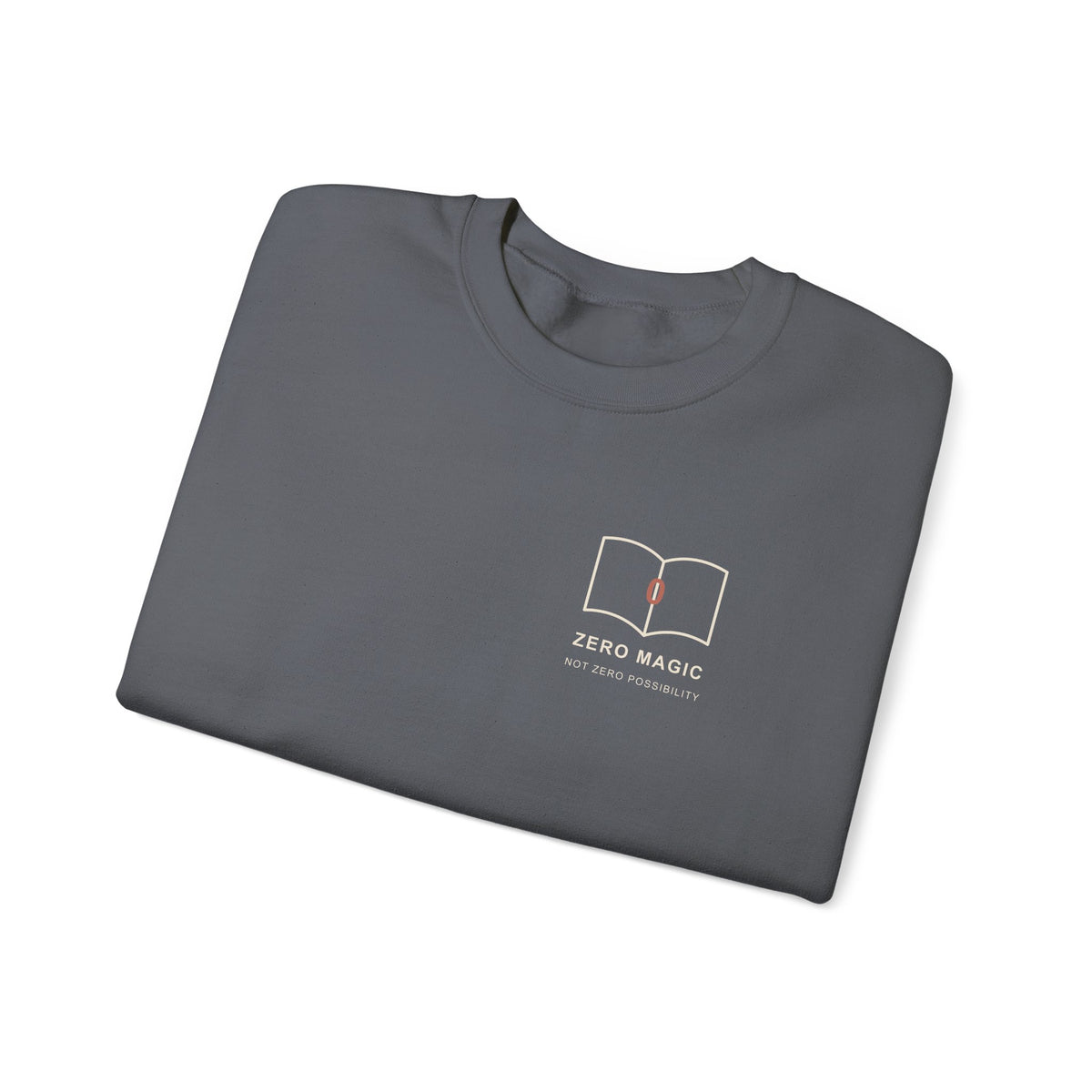 Zero Magic Minimalist Crewneck Sweatshirt | Inspired by Asta from Black Clover