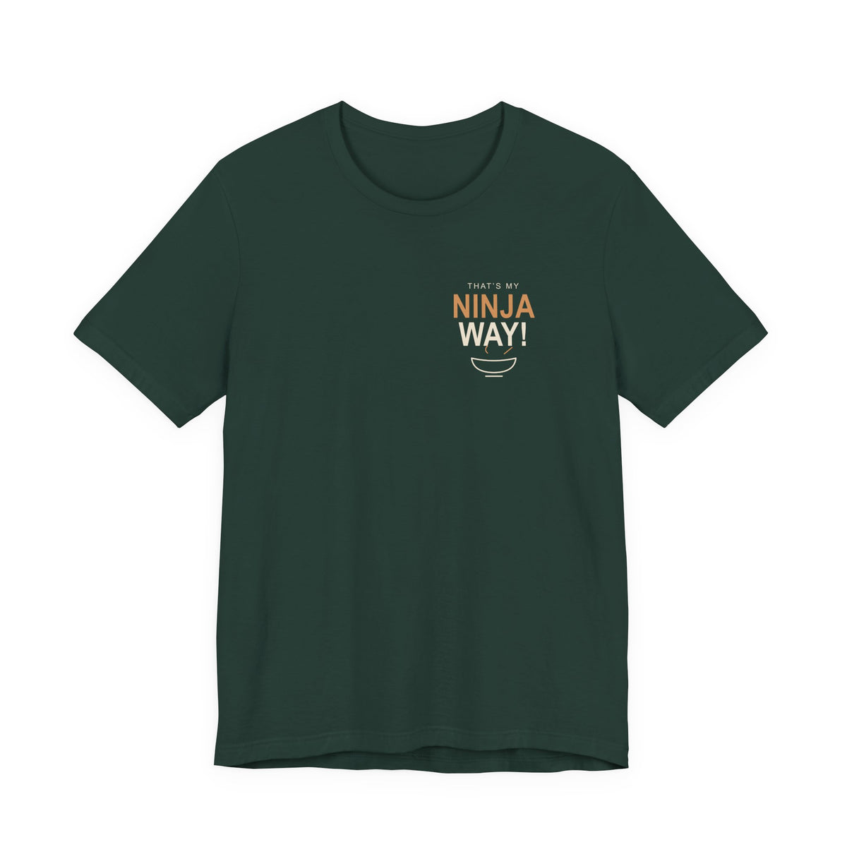 My Ninja Way Anime Quote Soft Tee | Ninja Japanese Streetwear
