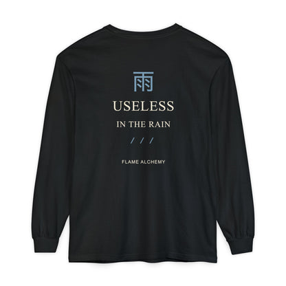 Rain Check Kanji Long Sleeve Tee | Inspired by Roy Mustang from Fullmetal Alchemist
