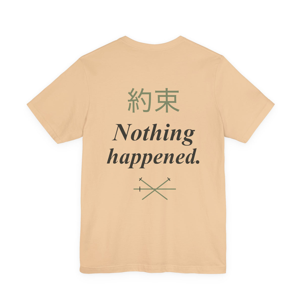 Kept Promise Kanji Anime Soft Tee | Pirate Japanese Streetwear