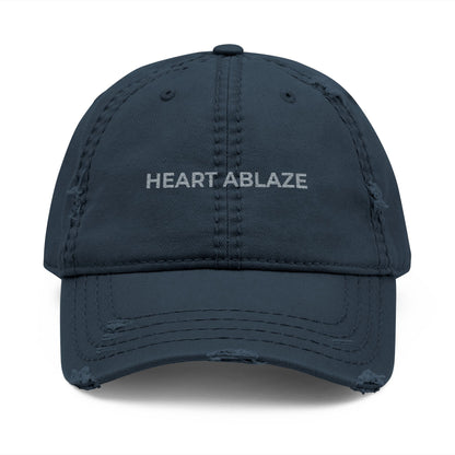 Heart Ablaze Embroidered Dad Hat | Inspired by Kyojuro Rengoku from Demon Slayer