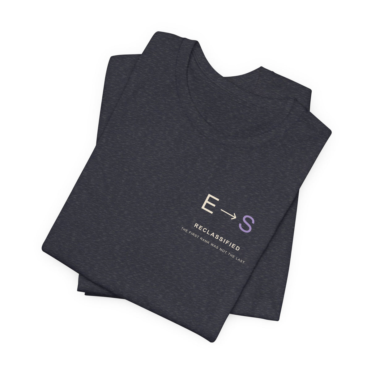 Reclassified Minimalist Anime Soft Tee | Shadow Rank Gym Japanese Streetwear
