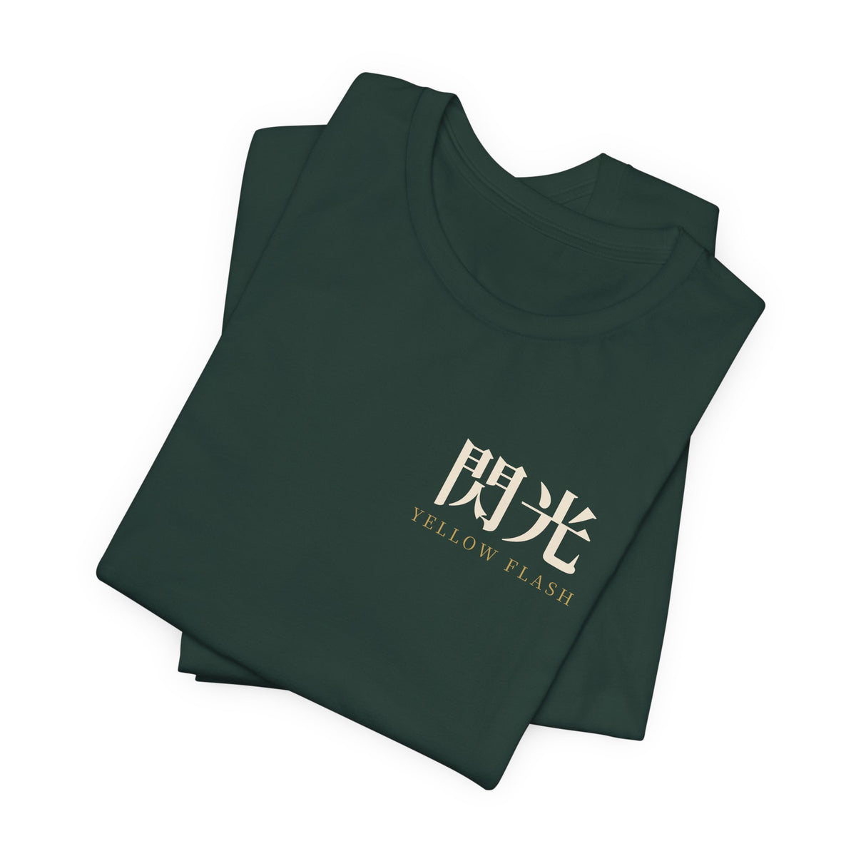 Yellow Flash Kanji Anime Soft Tee | Ninja Japanese Streetwear