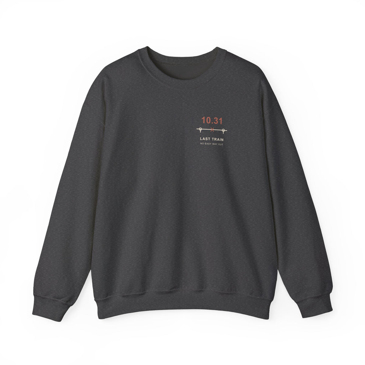 Last Train October Minimalist Crewneck Sweatshirt | Inspired by the Shibuya Incident arc of Jujutsu Kaisen
