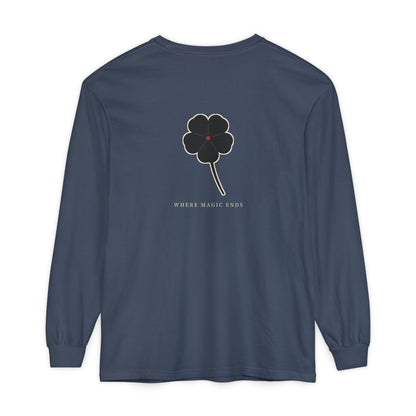 Black Clover Leaf Minimalist Long Sleeve Tee | Inspired by Asta from Black Clover