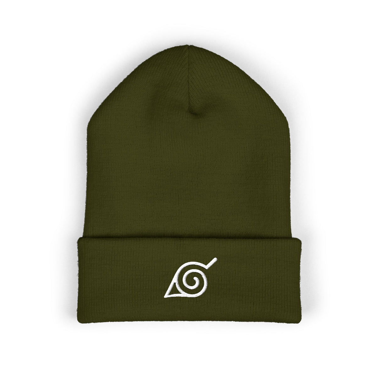 Konoha Quiet Crest Embroidered Beanie | Inspired by the Hidden Leaf Village from Naruto