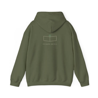 Five Leaf Kanji Hoodie | Inspired by Asta from Black Clover