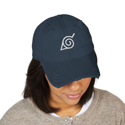 Konoha Quiet Crest Embroidered Dad Hat | Inspired by the Hidden Leaf Village from Naruto