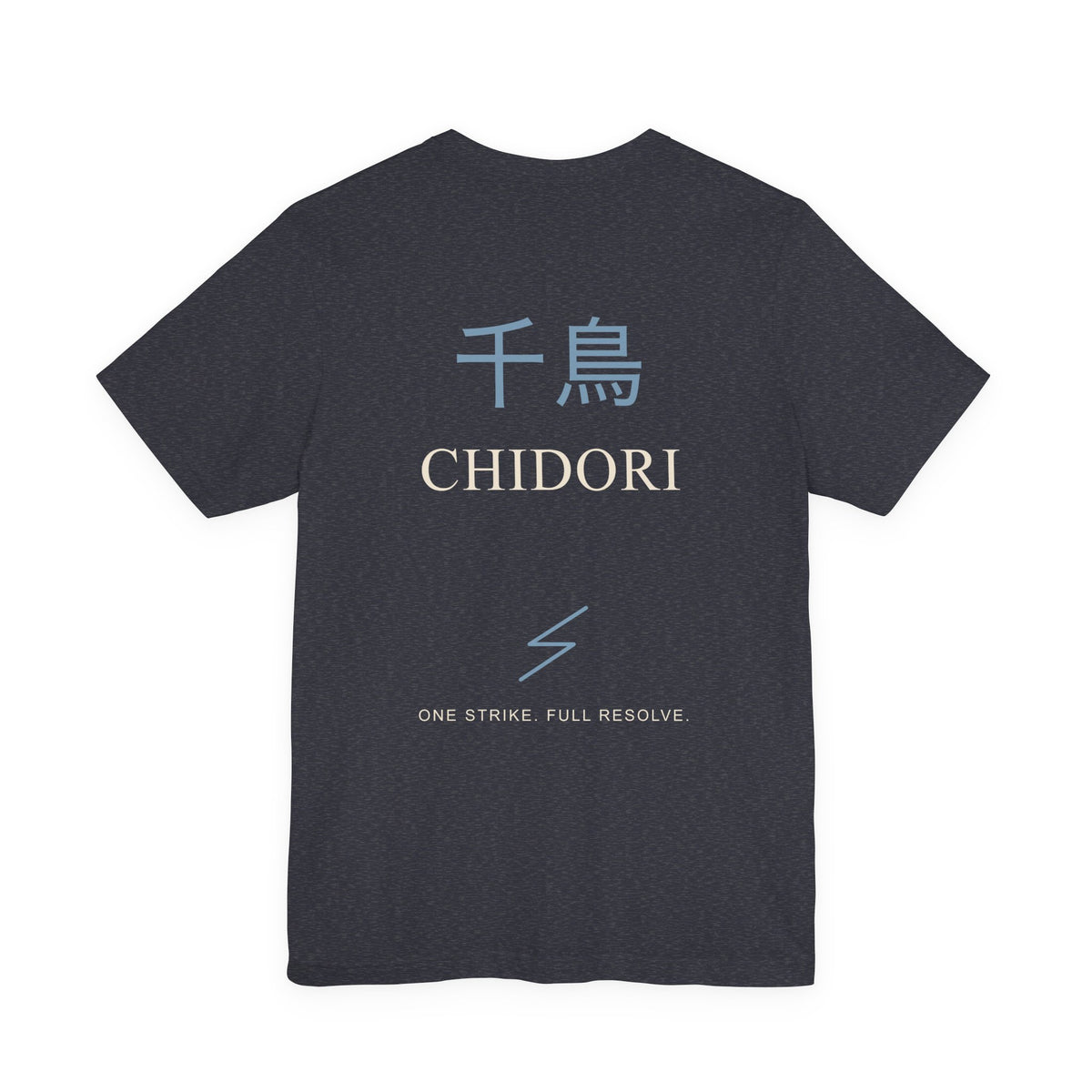Thunder Strike Kanji Soft Tee | Inspired by Sasuke Uchiha and Kakashi Hatake from Naruto