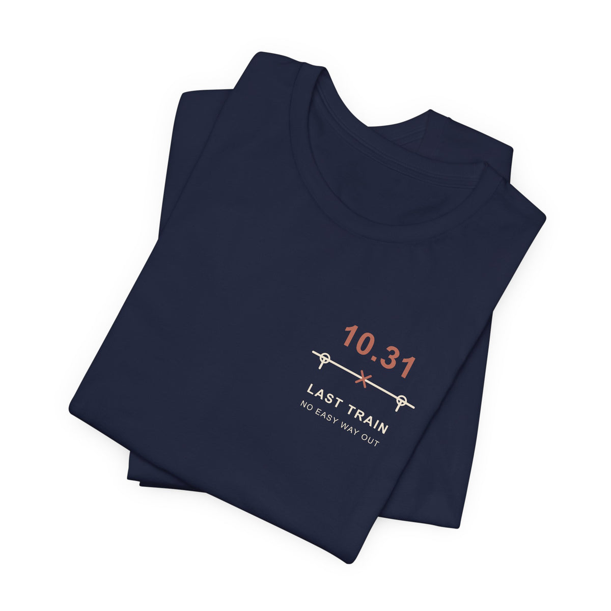Last Train October Minimalist Anime Soft Tee | Sorcerer Japanese Streetwear