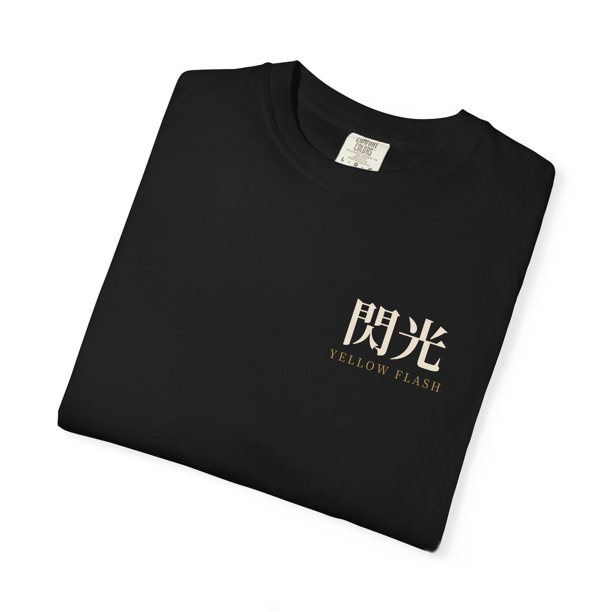Yellow Flash Kanji Anime Tee | Ninja Japanese Streetwear