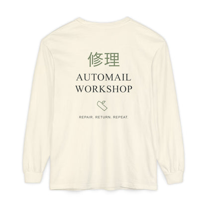 Rebuild Home Kanji Long Sleeve Tee | Inspired by Winry Rockbell from Fullmetal Alchemist