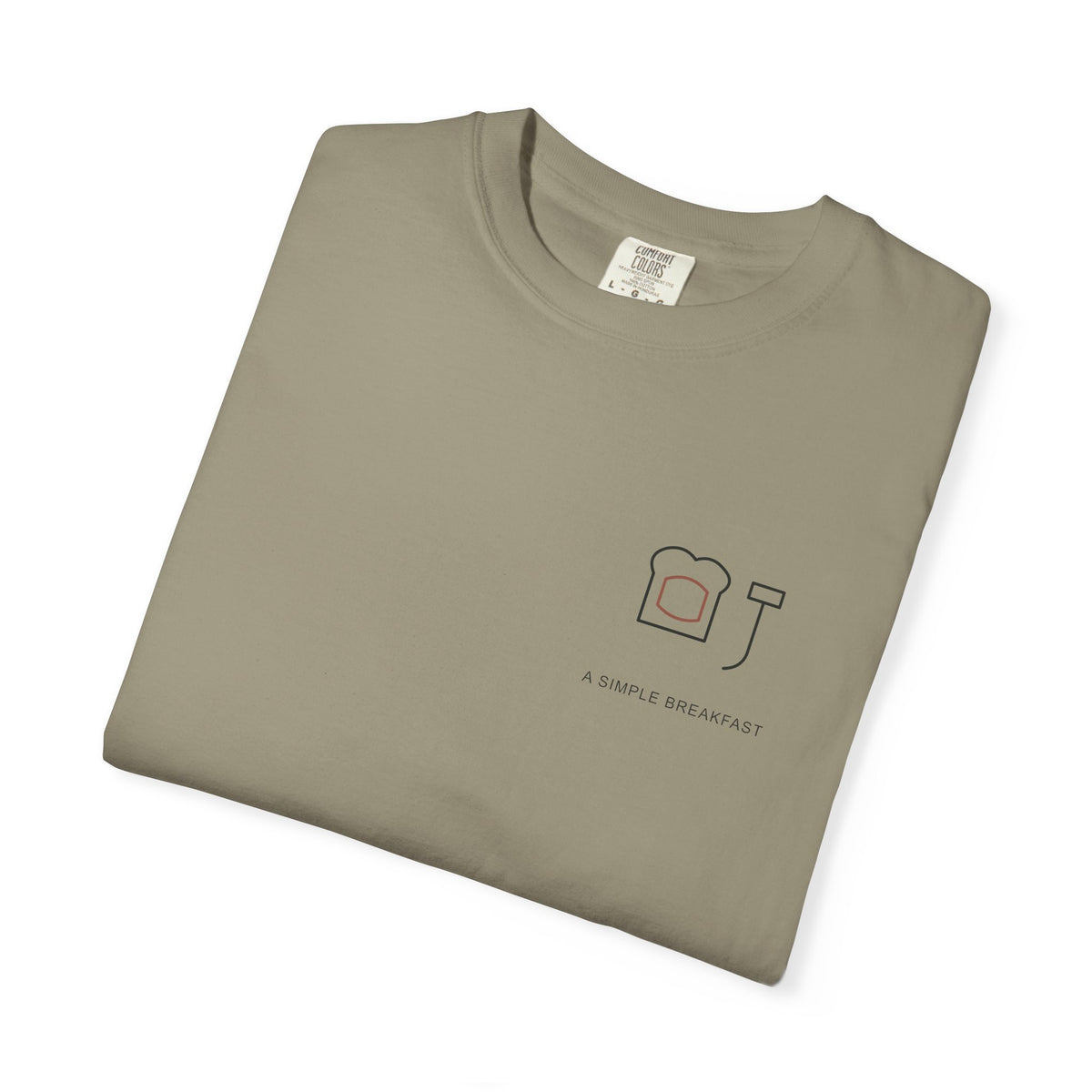 Simple Breakfast Minimalist Anime Tee | Devil Hunter Japanese Streetwear