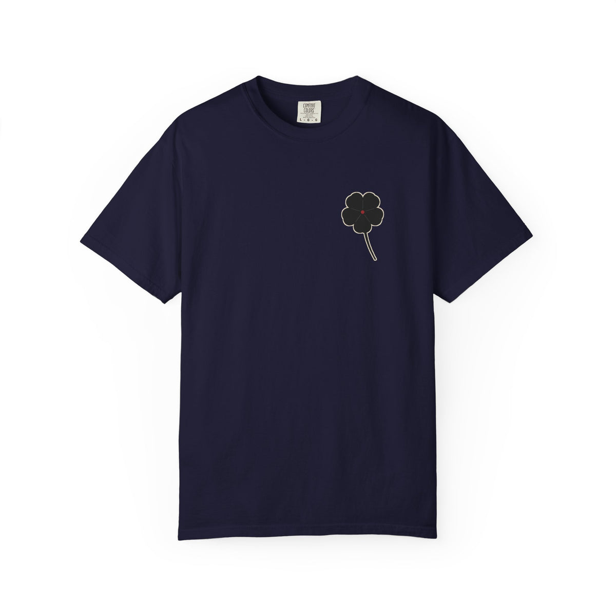 Black Clover Leaf Minimalist Heavyweight Tee | Inspired by Asta from Black Clover