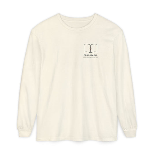 Zero Magic Minimalist Long Sleeve Tee | Inspired by Asta from Black Clover