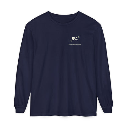 Five Percent Minimalist Long Sleeve Tee | Inspired by Izuku Midoriya from My Hero Academia