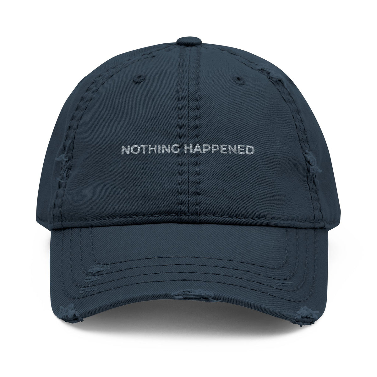 Nothing Happened Embroidered Dad Hat | Inspired by Roronoa Zoro from One Piece