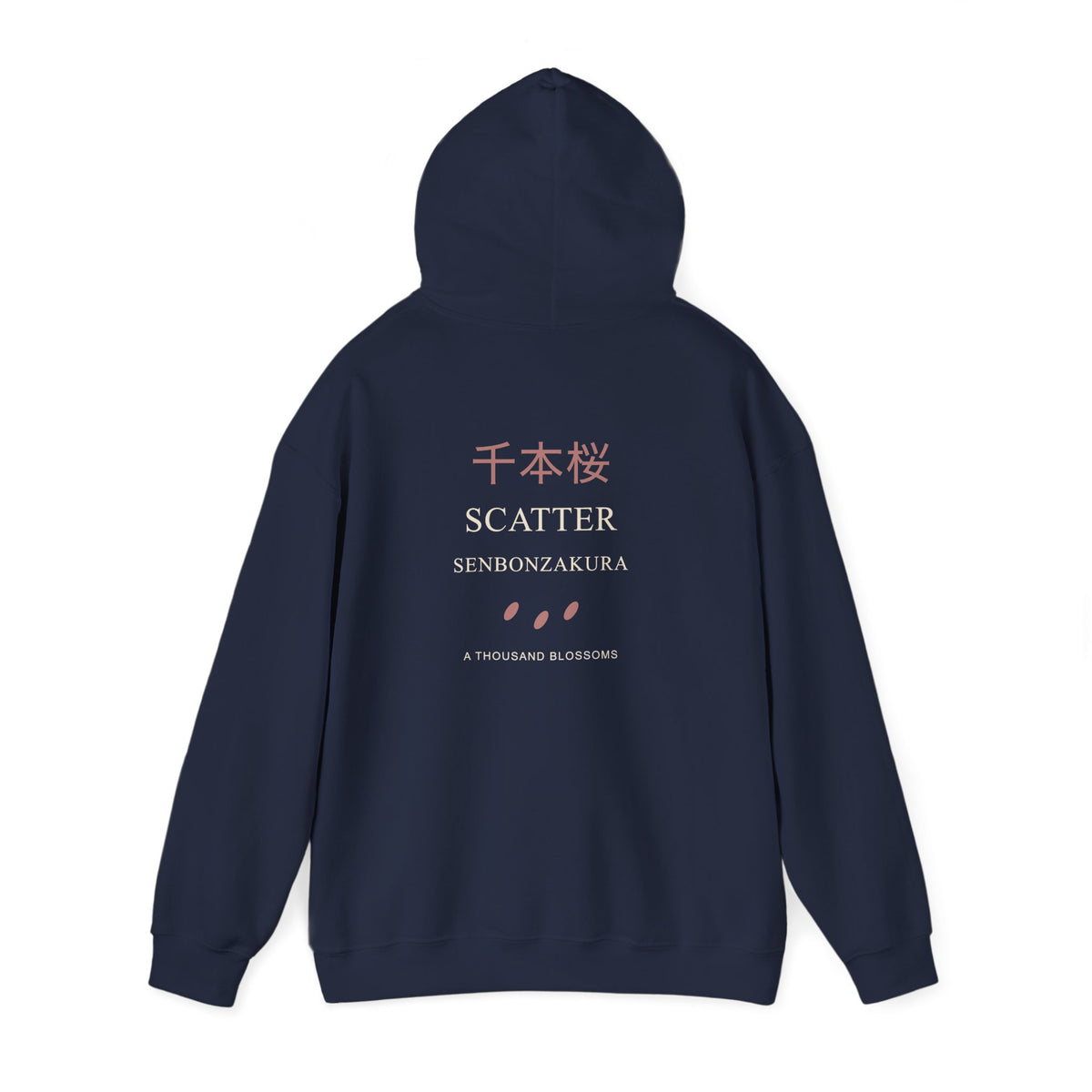 Scatter Kanji Hoodie | Inspired by Byakuya Kuchiki from Bleach