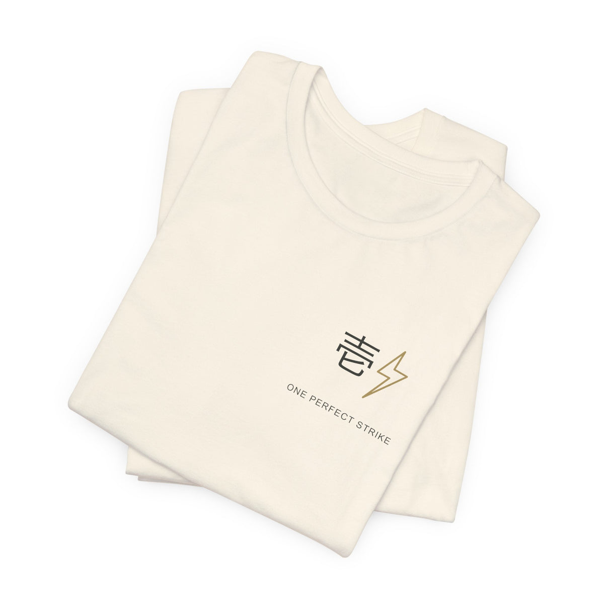 One Perfect Strike Minimalist Anime Soft Tee | Demon Hunter Japanese Streetwear